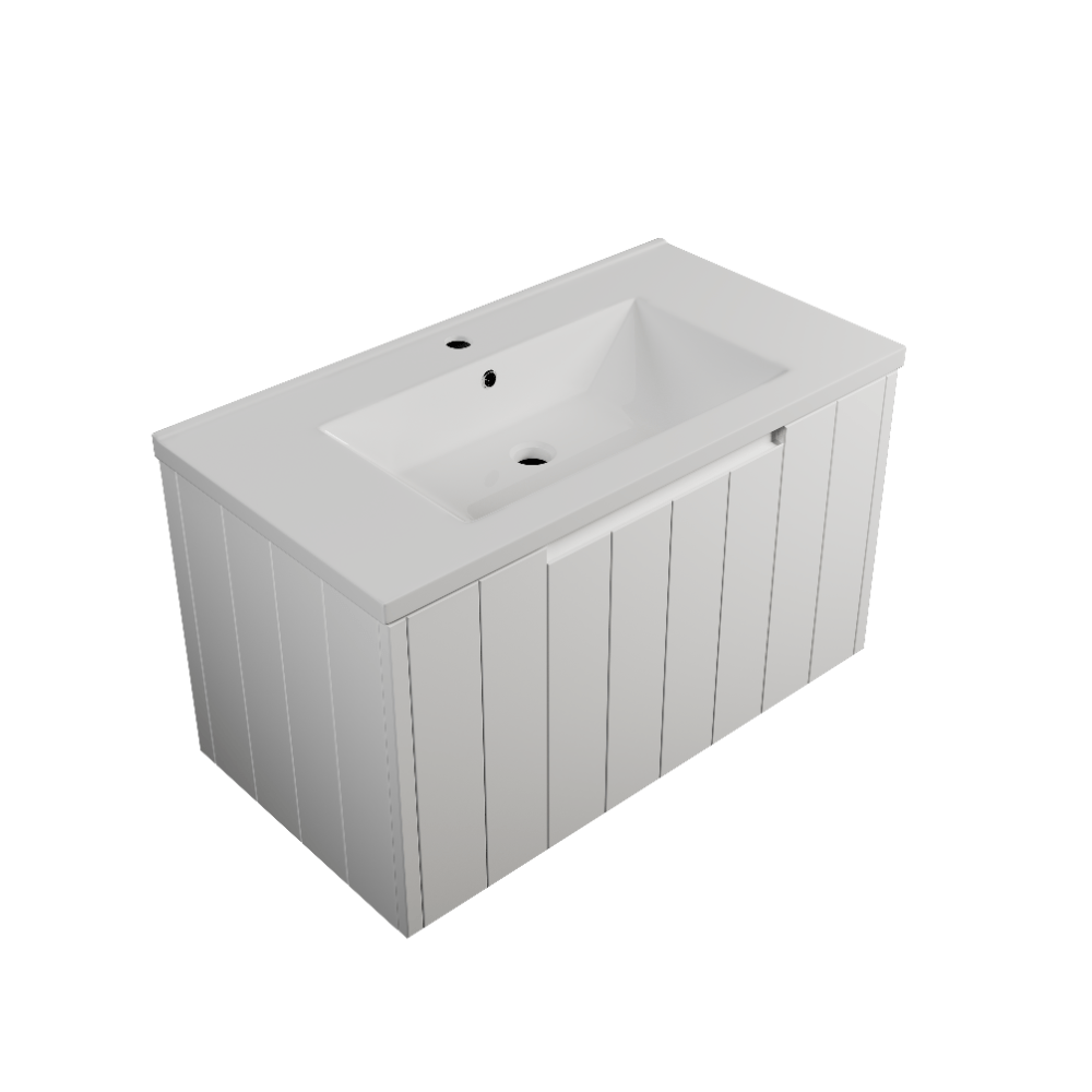 Bath Co Vanity VCBC T&G Vanity | 1 Drawer | Ceramic Basin