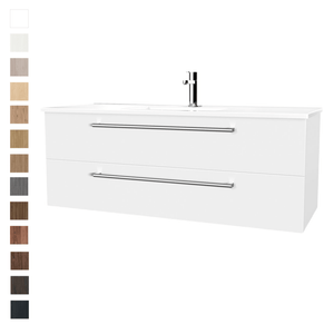 Bath Co Vanity VCBC Zara 1000 Wall Vanity | 1 Basin + 2 Drawers