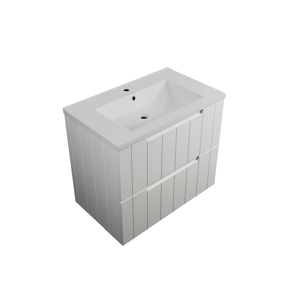 Bath Co Vanity VCBC T&G Vanity | 2 Drawer | Ceramic Basin