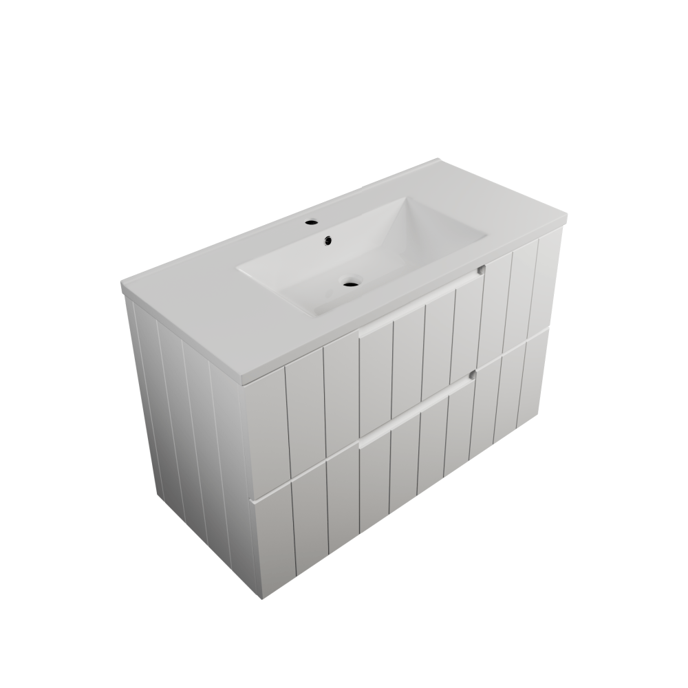 Bath Co Vanity VCBC T&G Vanity | 2 Drawer | Ceramic Basin