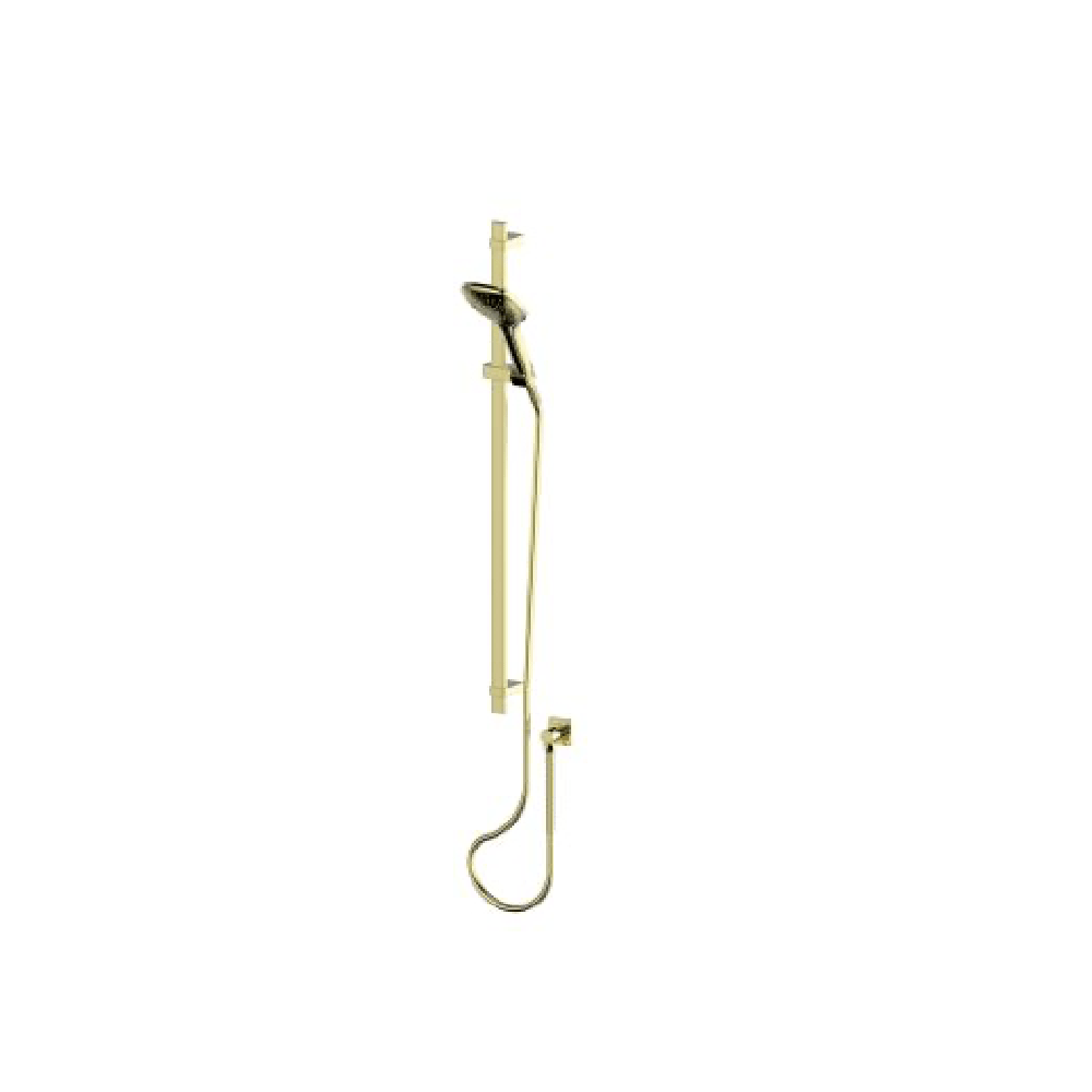 Greens shower Greens Skyla AirFlo Adjustable Rail Shower | Brushed Brass