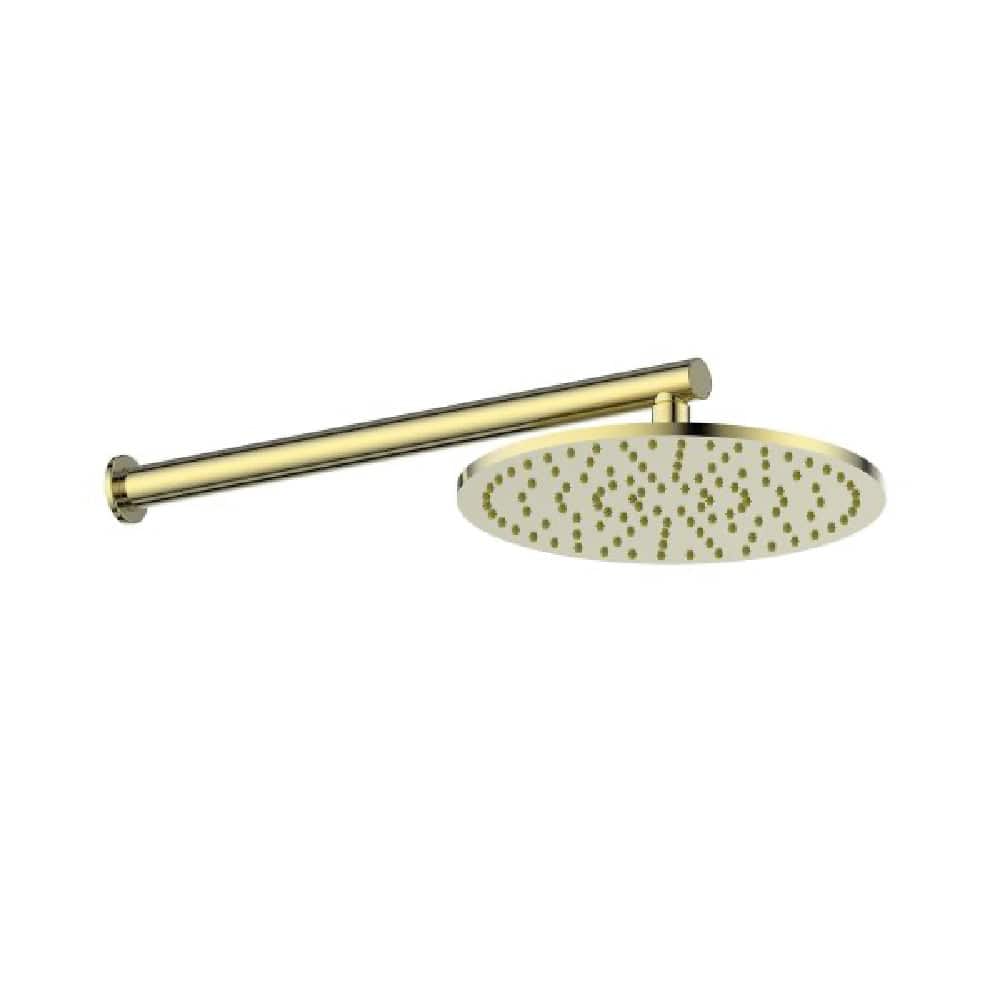 Greens shower Greens Lavish Brass Wall Shower | Brushed Brass