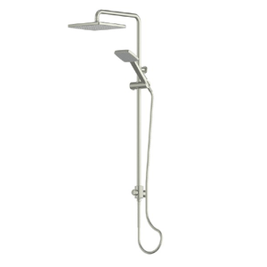 Greens shower Greens Glide Syntra RainBoost® Twin Rail Shower | Brushed Nickel