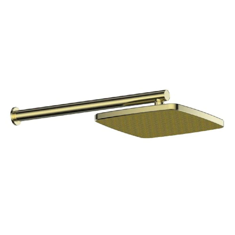 Greens shower Greens Glide Syntra RainBoost® Wall Shower | Brushed Brass