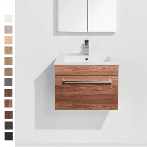 Bath Co Vanity VCBC Zara 600 Wall-Hung Vanity | 1 Basin + 1 Drawer