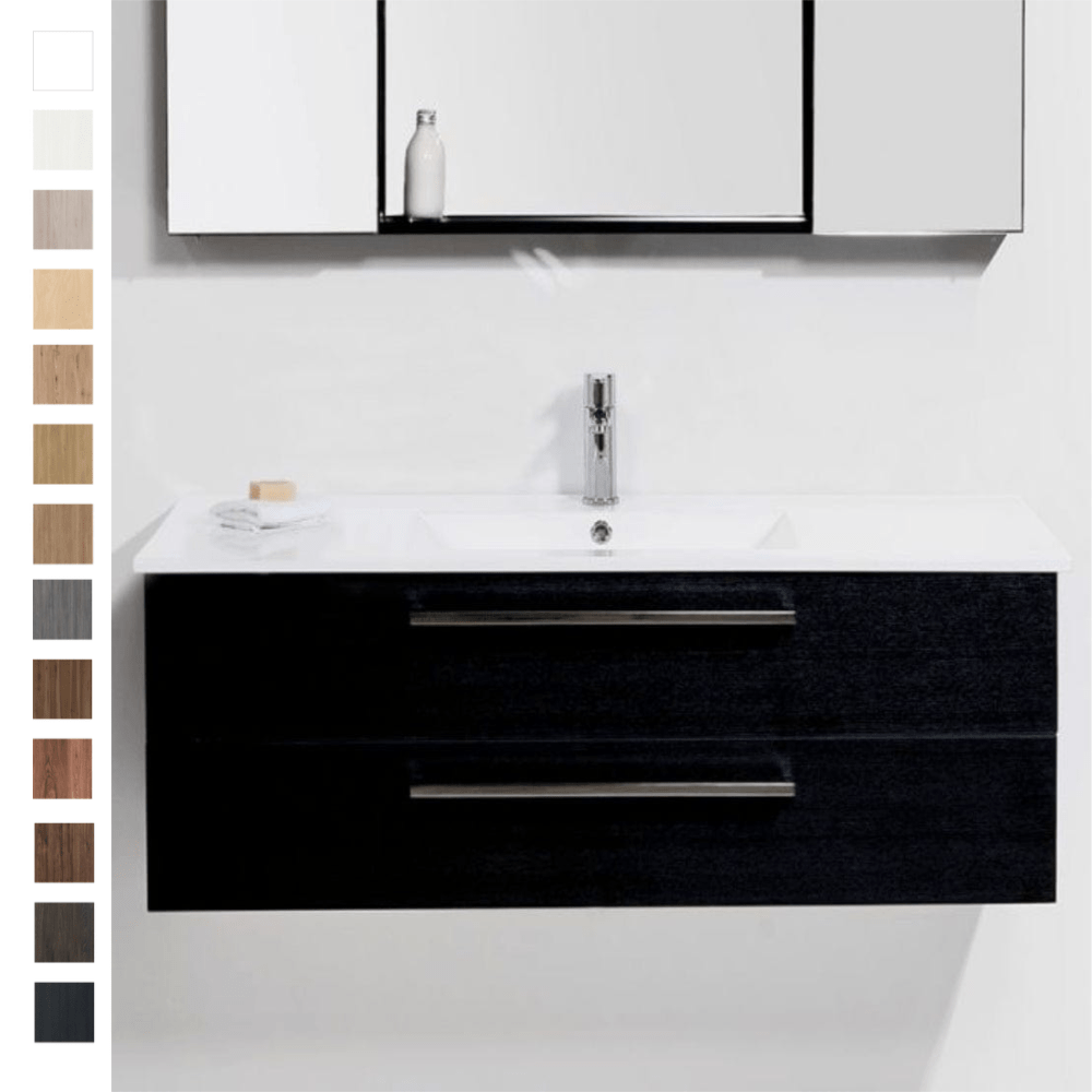 Bath Co Vanity VCBC Zara 1200 Wall-Hung Vanity | 1 Basin + 2 Drawers