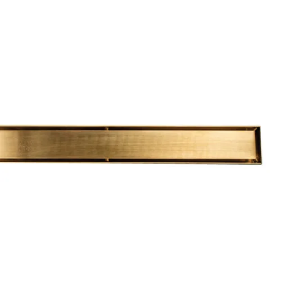 Tranquillity Bathroom Accessories Tranquillity Channel Drain |  Brushed Brass