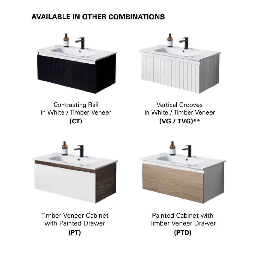 Bath Co Vanity Michel César Qubo 710 Vanity | Single Basin & 1 Drawer