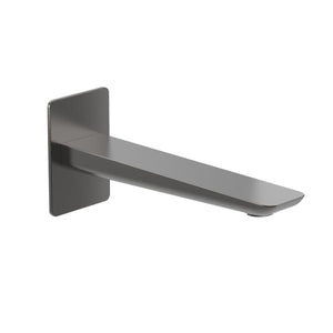 Progetto Spout Como Wall Mount Bath Spout | Brushed Gunmetal