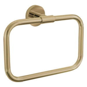 Newtech Hand Towel Rail Newtech Evoke Hand Towel Ring | Brushed Brass