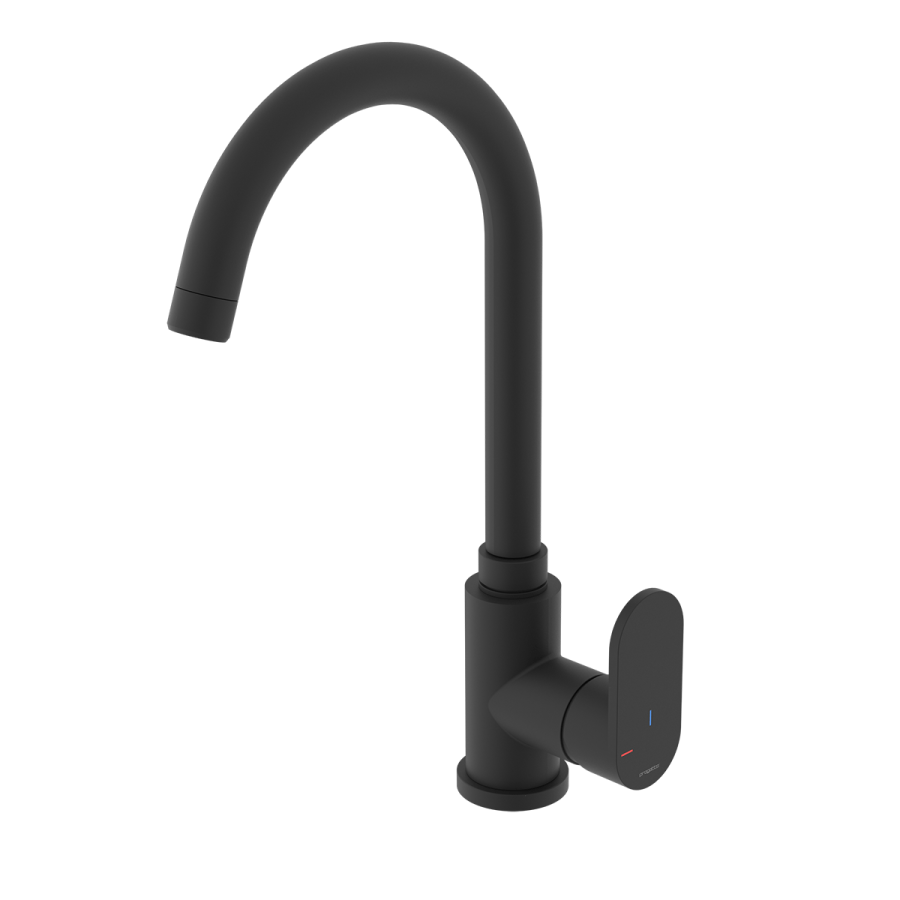 Progetto Kitchen Tap Minimo Energy Saver Kitchen Mixer | Matte Black