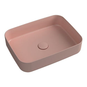 Newtech Basin Newtech Toni Rectangular Vessel Basin | Salmon With Pop Up Waste