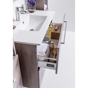 Bath & Co Vanity VCBC Zara 900 Wall-Hung Vanity | 1 Basin + 2 Drawers