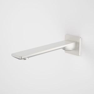 Caroma Spout Caroma Urbane II Square Basin/Bath Spout 220mm | Brushed Nickel