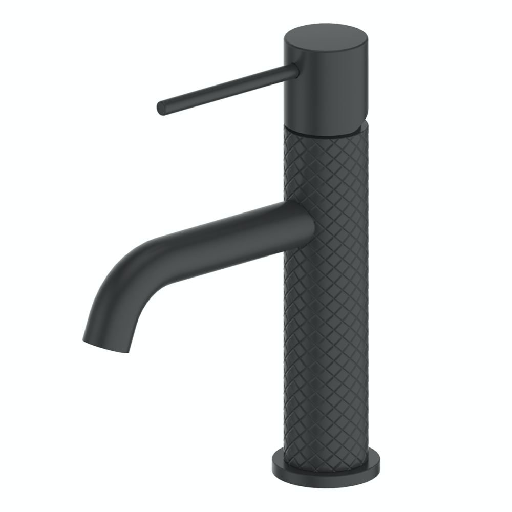 Greens Basin Tap Greens Textura Basin Mixer | Matte Black