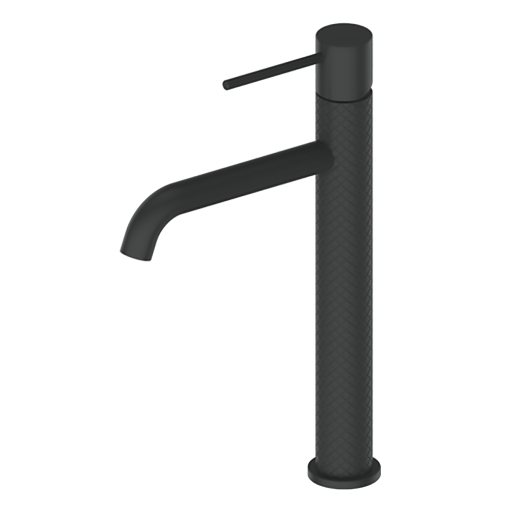 Greens Basin Tap Greens Textura Tower Basin Mixer | Matte Black