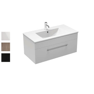 Progetto Vanities Mia 900 Vanity | 1 Drawer Black Oak