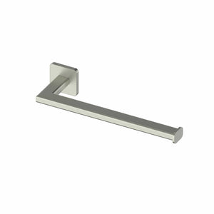 Greens Hand Towel Rail Greens Zuri Hand Towel Holder | Brushed Nickel